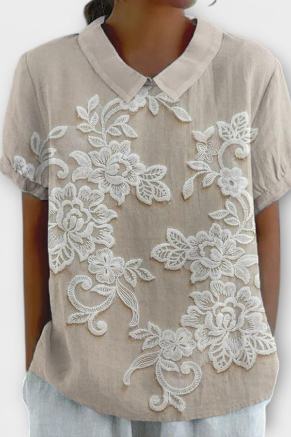 אמה - חולצה עם הדפס וינטג'