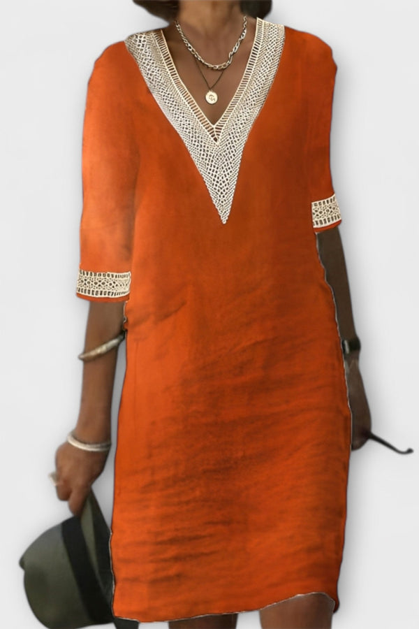 שמלת נשים מבד כותנה ולינן