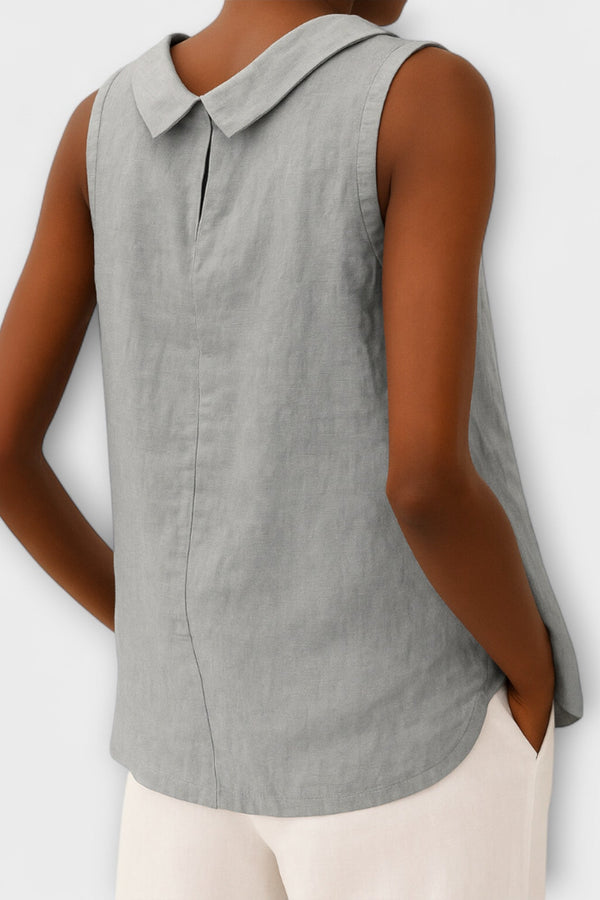 בריאנה - טופ אלגנטי ללא שרוולים