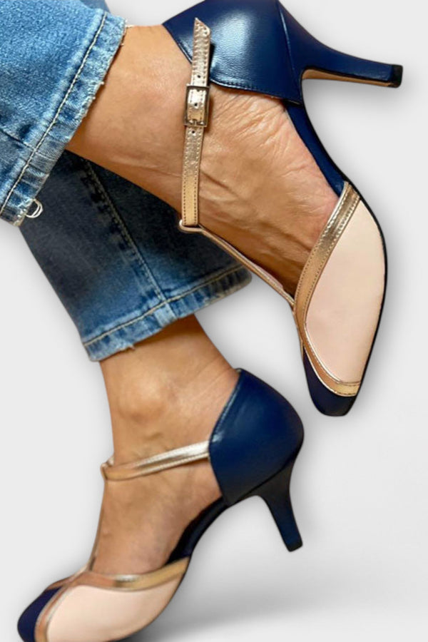 אלסיה – עם רצועת T בצבעים כפולים