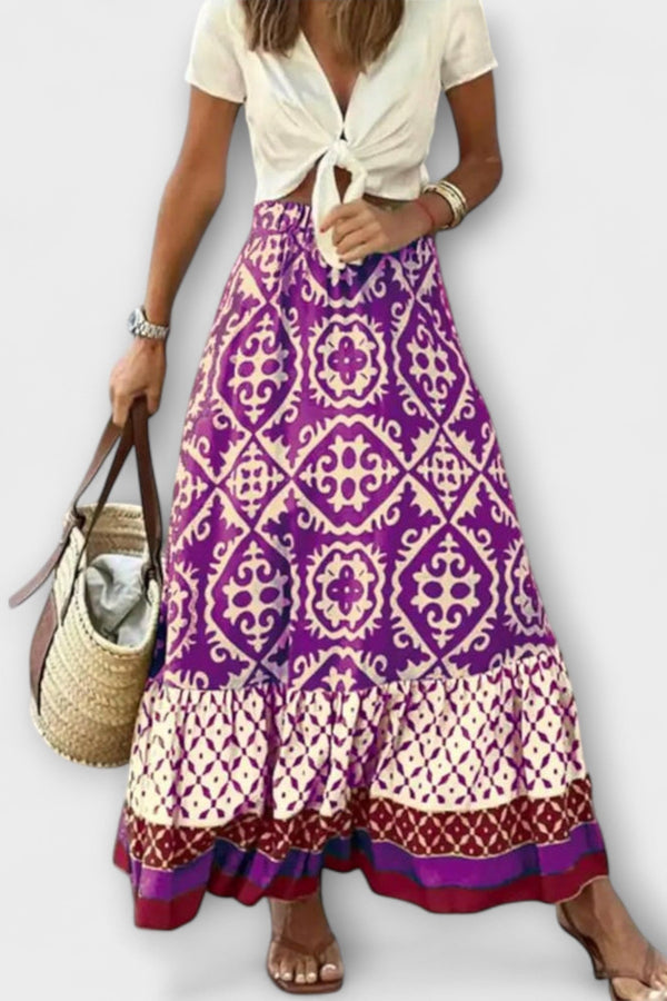 דגמר - חצאית קיץ גבוהה לנשים