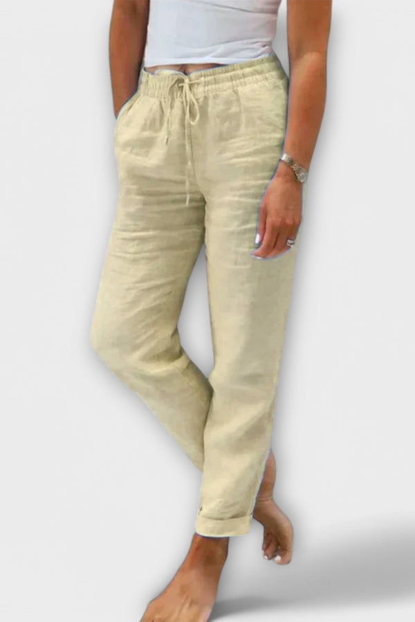 סטייסי - מכנסי פשתן קלים