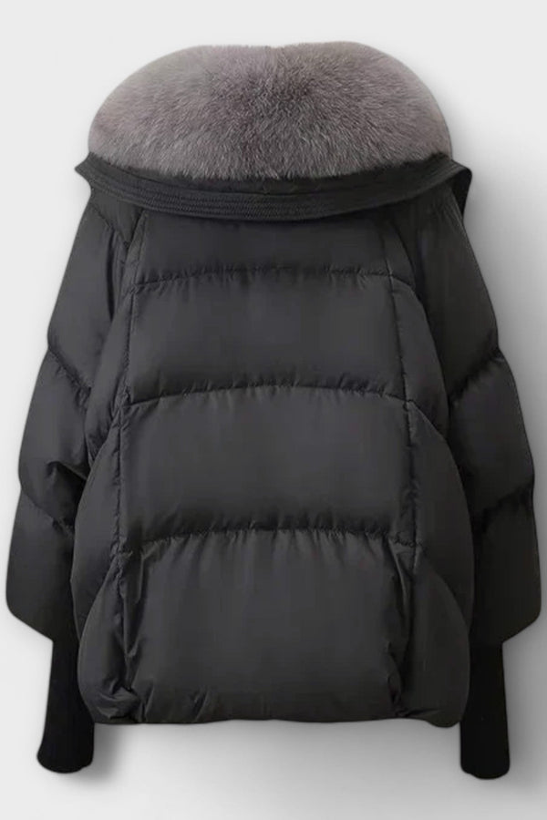 לוצינה - מעיל אלגנטי עם פרווה