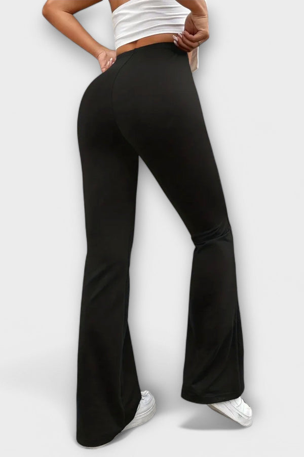 סרנה - מכנסיים רחבים עם רגל מורחבת