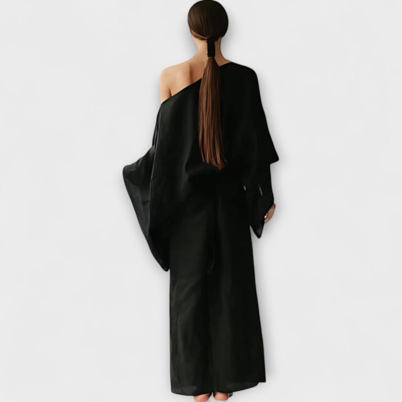 דנה - שמלת קימונו מל Linen ובד כותנה