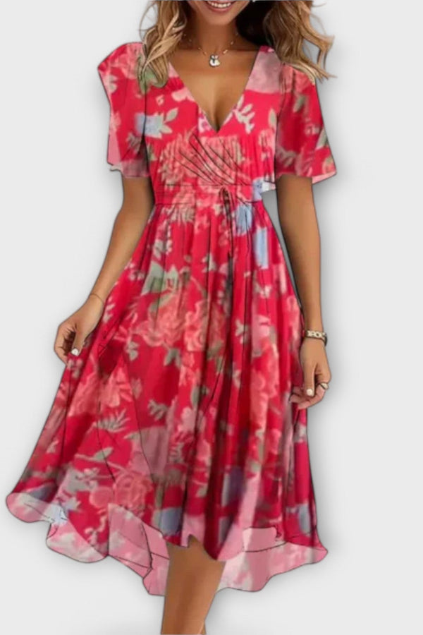 אנגרט - שמלת נשים עם צווארון V