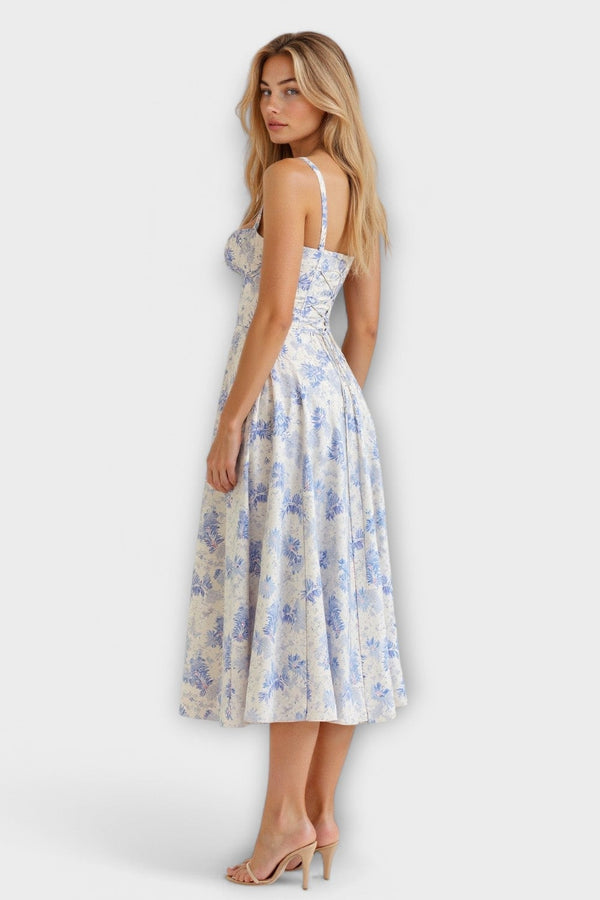 קיונה - שמלת מידי עם קורסט